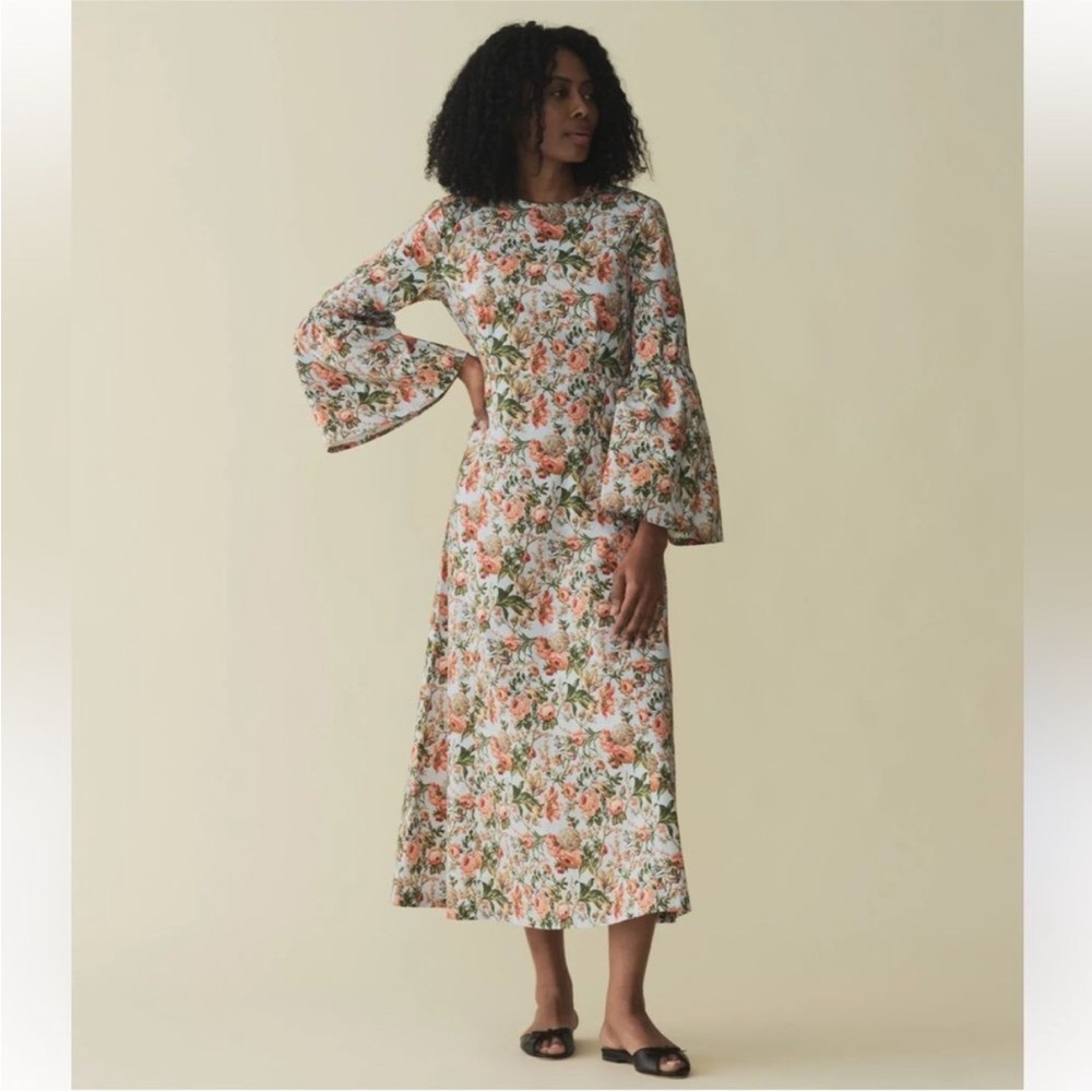 Doen midi dress Noisette Dress - Calico Garden, size Small